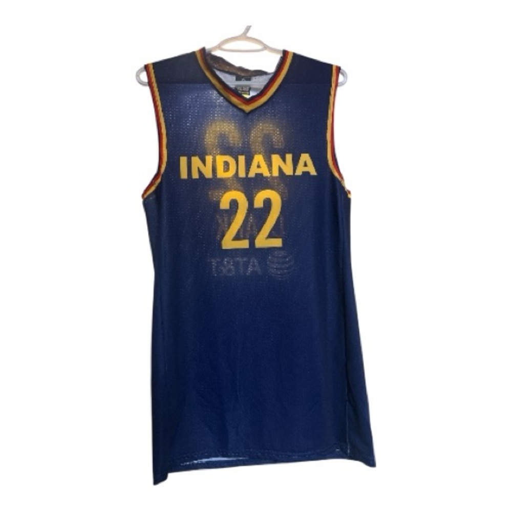 Indiana Sleeveless Mesh Jersey - Navy/Yellow #22
